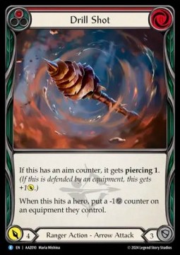 Drill Shot (Red) (Regular) - Armory Deck: Azalea