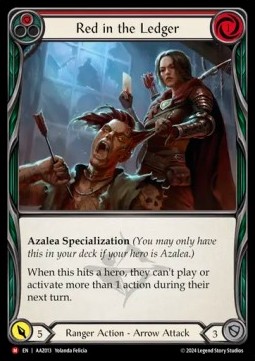 Red in the Ledger (Regular) - Armory Deck: Azalea