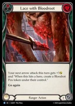 Lace with Bloodroot (Regular) - Armory Deck: Azalea