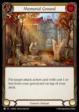 Memorial Ground (Yellow) (Regular) - Armory Deck: Azalea