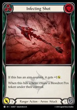 Infecting Shot (Blue) (Regular) - Armory Deck: Azalea