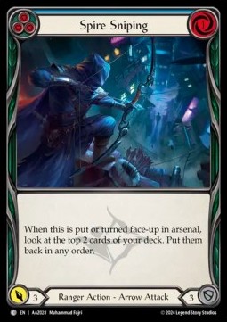 Spire Sniping (Blue) (Regular) - Armory Deck: Azalea