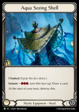 Aqua Seeing Shell (Rainbow Foil) - LGS Promos
