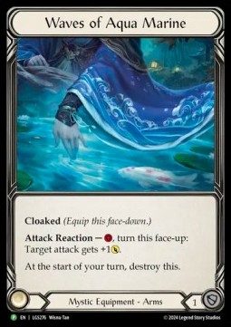 Waves of Aqua Marine (Rainbow Foil) - LGS Promos