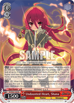 Undaunted Heart, Shana (V.1 - Common) - Shakugan no Shana Premium Booster