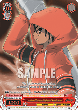 "Mobilizer of Ceremonial Equipment" Khamsin Nbh'w (V.2 - Feature Rare) - Shakugan no Shana Premium Booster