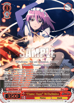 “Flame Haze” Wilhelmina (V.2 - Feature Rare) - Shakugan no Shana Premium Booster