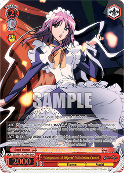 "Manipulator of Objects" Wilhelmina Carmel (V.2 - Feature Rare) - Shakugan no Shana Premium Booster