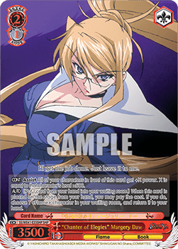 "Chanter of Elegies" Margery Daw (V.2 - Feature Rare) - Shakugan no Shana Premium Booster