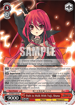 Path to Walk With Yuji, Shana (V.1 - Common) - Shakugan no Shana Premium Booster