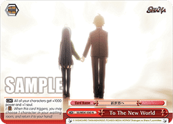 To The New World (V.1 - Common) - Shakugan no Shana Premium Booster