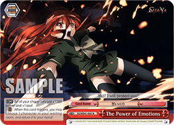 The Power of Emotions (V.1 - Common) - Shakugan no Shana Premium Booster