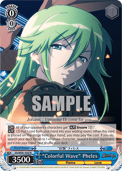 "Colorful Wave" Pheles (V.1 - Common) - Shakugan no Shana Premium Booster