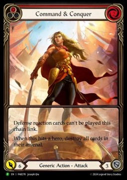 Command and Conquer (Extended Art Rainbow Foil) - FAB Promos
