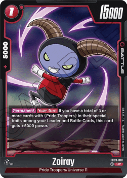 Zoiray (FB03-010) [Fusion World] - Raging Roar [Fusion World]