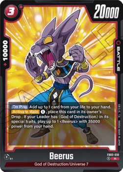 Beerus (FB03-018) [Fusion World] - Raging Roar [Fusion World]