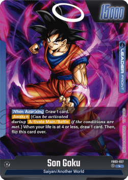 Son Goku // Son Goku (FB03-027) [Fusion World] (V.1 - Leader) - Raging Roar [Fusion World]
