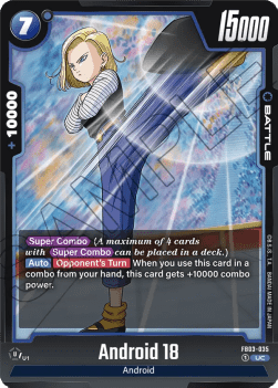 Android 18 (FB03-035) [Fusion World] - Raging Roar [Fusion World]