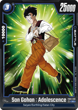 Son Gohan : Adolescence (FB03-038) [Fusion World] - Raging Roar [Fusion World]