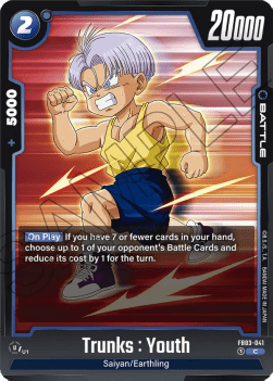 Trunks : Youth (FB03-041) [Fusion World] - Raging Roar [Fusion World]