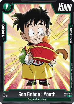 Son Gohan : Youth (FB03-065) [Fusion World] - Raging Roar [Fusion World]
