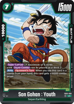 Son Gohan : Youth (FB03-066) [Fusion World] - Raging Roar [Fusion World]