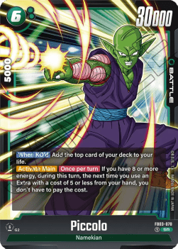 Piccolo (FB03-070) [Fusion World] (V.1 - Super Rare) - Raging Roar [Fusion World]