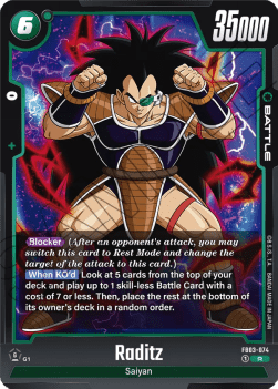 Raditz (FB03-074) [Fusion World] - Raging Roar [Fusion World]
