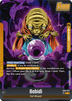 Babidi // Majin Buu (FB03-078) [Fusion World] (V.1 - Leader) - Raging Roar [Fusion World]
