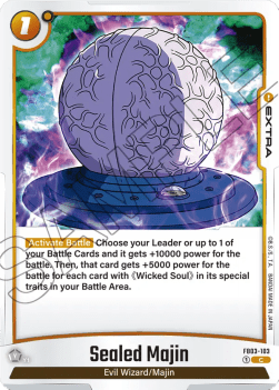 Sealed Majin (FB03-103) [Fusion World] - Raging Roar [Fusion World]