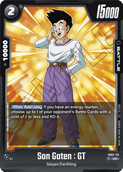 Son Goten : GT (FB03-113) [Fusion World] - Raging Roar [Fusion World]