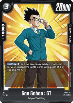Son Gohan : GT (FB03-114) [Fusion World] - Raging Roar [Fusion World]