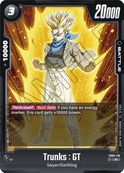 Trunks : GT (FB03-119) [Fusion World] - Raging Roar [Fusion World]