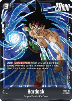Bardock (FB03-121) [Fusion World] (V.1 - Super Rare) - Raging Roar [Fusion World]
