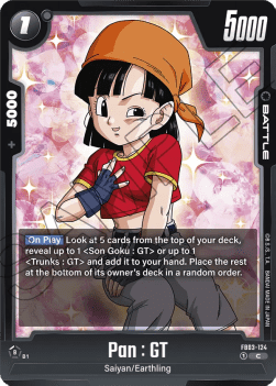 Pan : GT (FB03-124) [Fusion World] - Raging Roar [Fusion World]