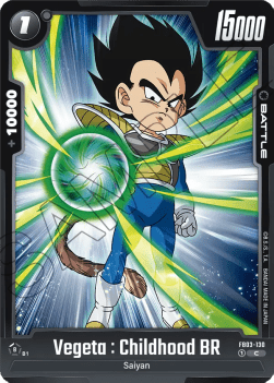 Vegeta : Childhood BR (FB03-130) [Fusion World] - Raging Roar [Fusion World]