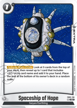 Spaceship of Hope (FB03-136) [Fusion World] - Raging Roar [Fusion World]