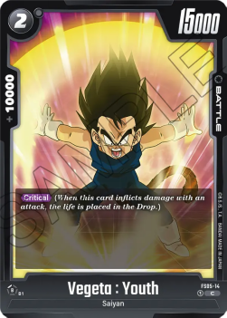 Vegeta : Youth (FS05-14) [Fusion World] (V.1 - Common) - Starter Deck: Bardock [Fusion World]
