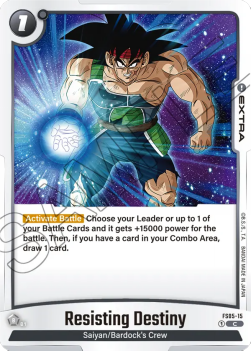 Resisting Destiny (FS05-15) [Fusion World] (V.1 - Common) - Starter Deck: Bardock [Fusion World]