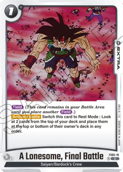 A Lonesome, Final Battle (FS05-16) [Fusion World] - Starter Deck: Bardock [Fusion World]