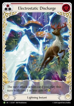 Electrostatic Discharge (Red) (Extended Art Rainbow Foil) - LGS Promos