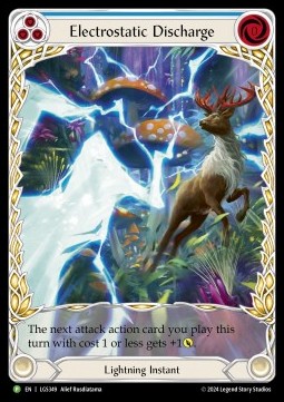 Electrostatic Discharge (Blue) (Extended Art Rainbow Foil) - LGS Promos