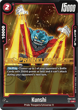 Kunshi (FB03-005) [Fusion World] - Promos: Raging Roar [Fusion World]