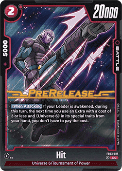 Hit (FB03-017) [Fusion World] - Promos: Raging Roar [Fusion World]