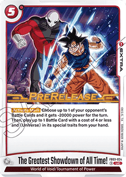 The Greatest Showdown of All Time! (FB03-024) [Fusion World] - Promos: Raging Roar [Fusion World]