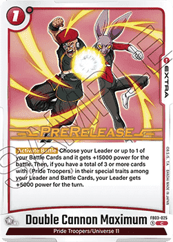 Double Cannon Maximum (FB03-025) [Fusion World] - Promos: Raging Roar [Fusion World]