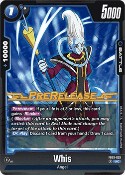Whis (FB03-029) [Fusion World] - Promos: Raging Roar [Fusion World]