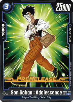 Son Gohan : Adolescence (FB03-038) [Fusion World] - Promos: Raging Roar [Fusion World]