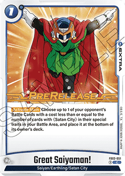Great Saiyaman! (FB03-051) [Fusion World] - Promos: Raging Roar [Fusion World]