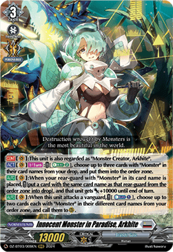 Innocent Monster in Paradise, Arkhite [D-Format] (V.1 - Triple Rare) - Dimensional Transcendence